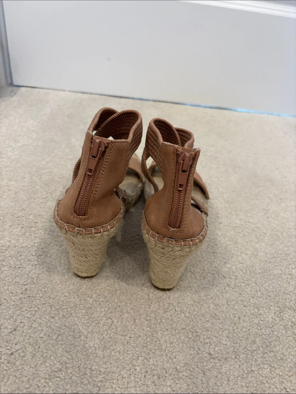 Steven By Steve Madden Tan Woven Espadrille Sandals